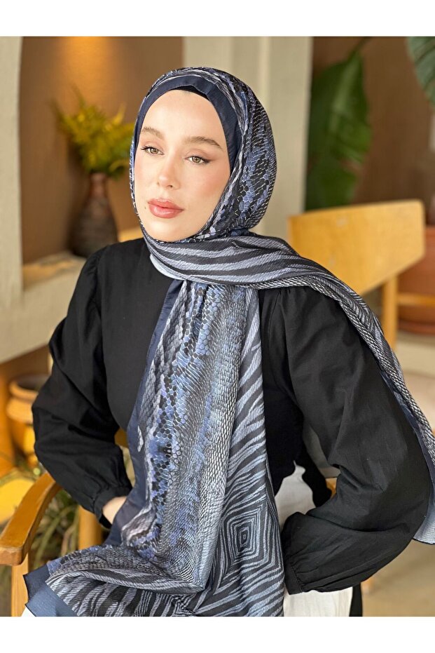 شال لينا بنمط الترتر - 2