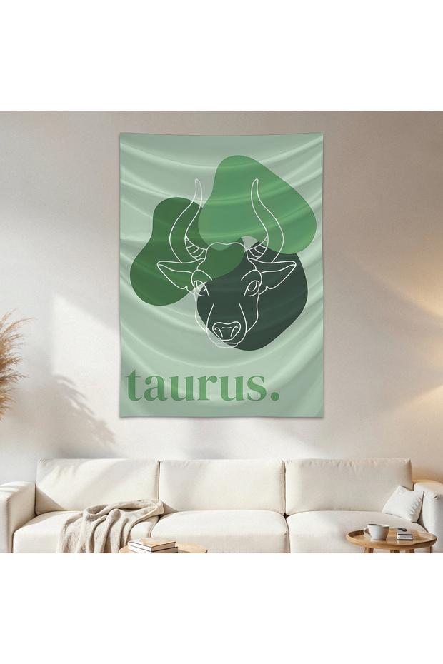 Taurus Wall Cloth Wall Tapestry First Quality Satin Fabric Poster