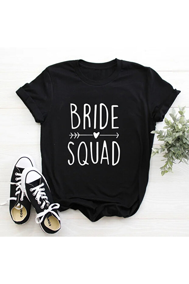 Ψηφιακό μπλουζάκι Bride Squad Plus Size - 1
