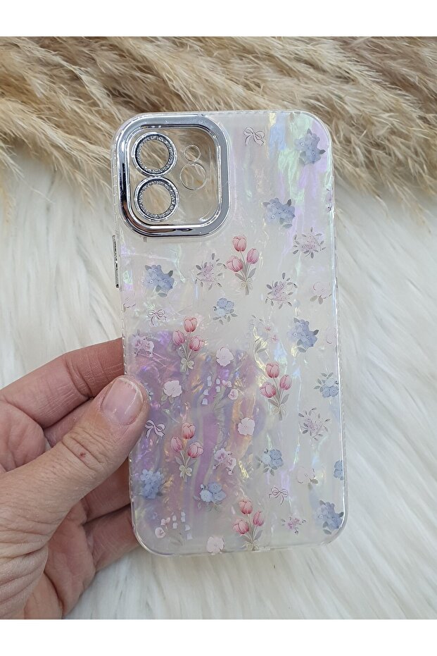 حافظة منقوشة متوافقة مع هاتف آيفون 11 مع حماية للعدسات الحجرية - 3