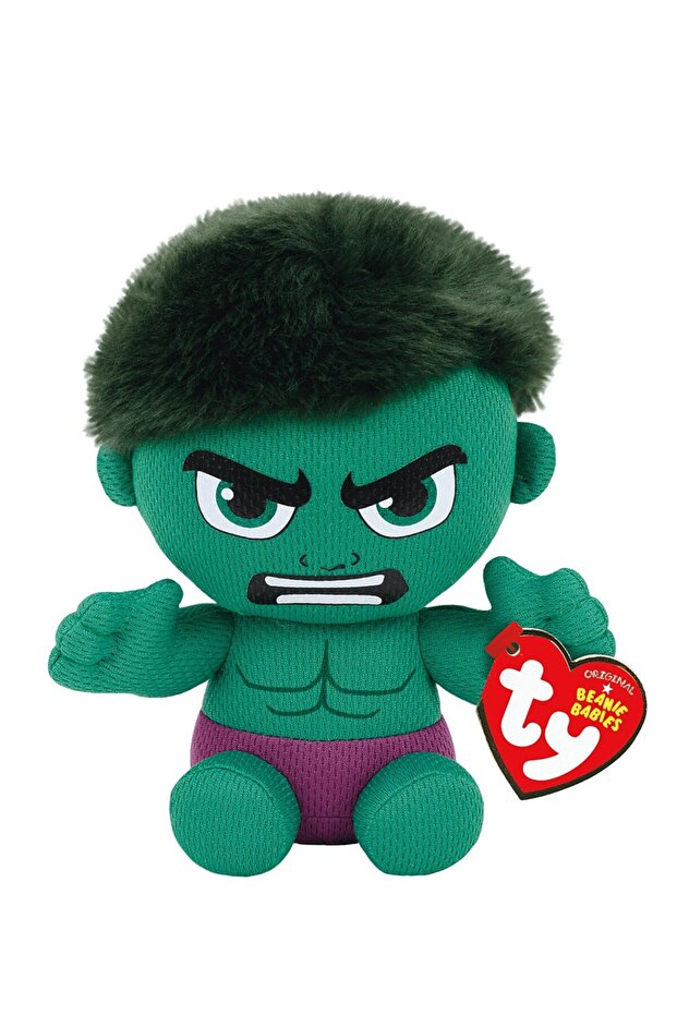 PLUS 15CM BEANIE BABIES MARVEL HULK - 1
