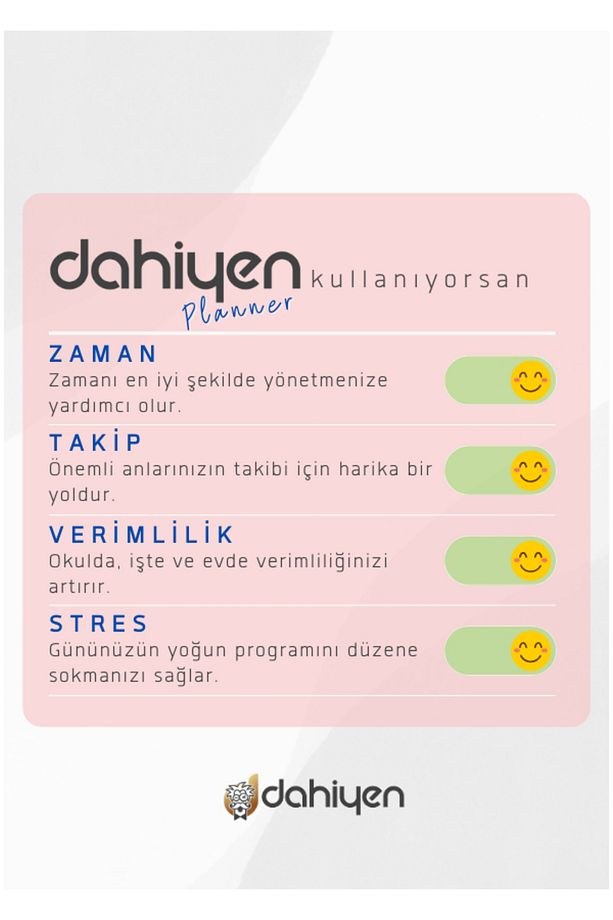 Günlük Ders Planlayıcısı | A5 Boyut - 4