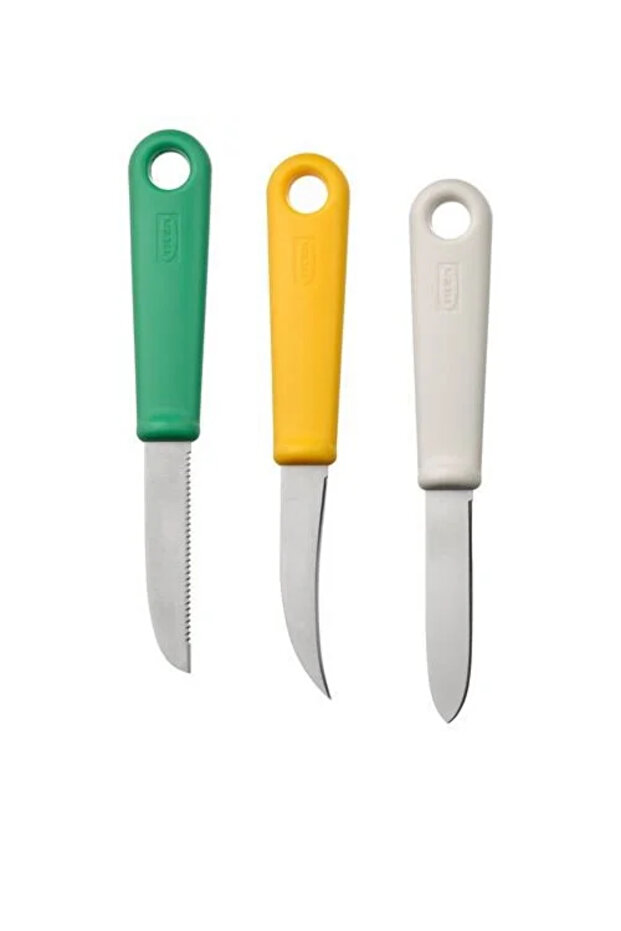 UPPFYLLD Paring Knife Set (3 Pc., Mixed Colors) – Versatile & Sharp Kitchen Essentials