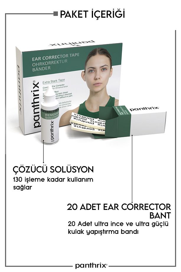 Ear Corrector, Kepçe Kulak Bandı, Kepçe Kulak, Yapıştırıcı Bant, 16 Yaş Ve Üzeri Içindir. - 6