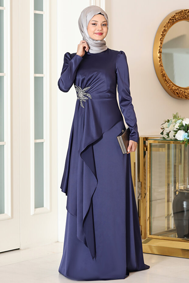 Şık  Tesettür Abiye - 1