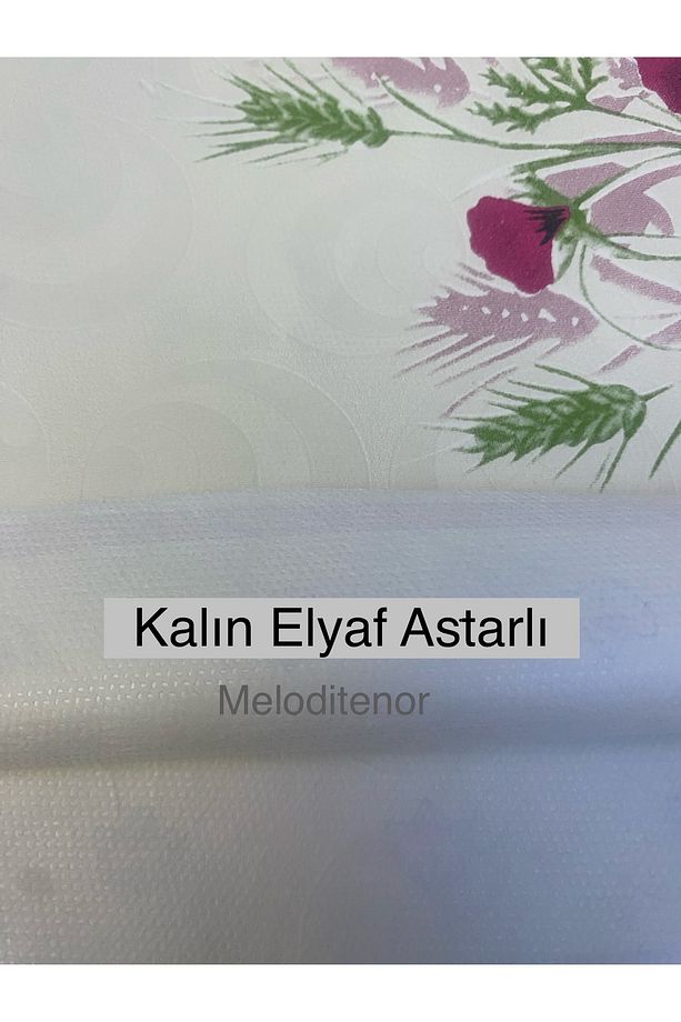 155 Cm Büyük Yuvarlak Astarlı Pvc Muşamba Masa Örtüsü - 4
