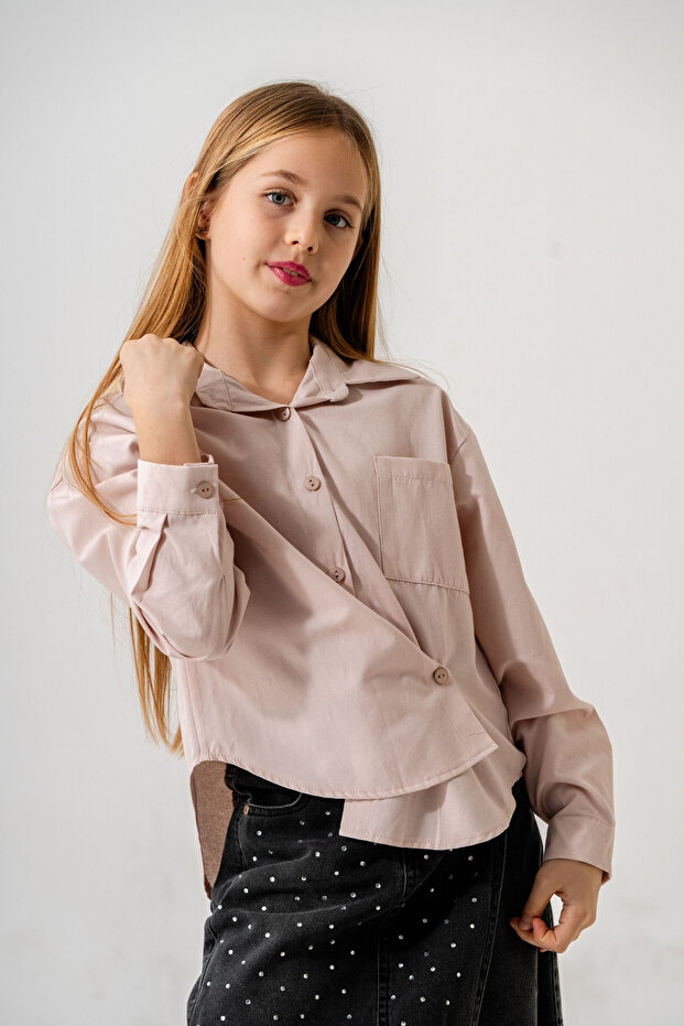 Kız Çocuk Basic Gömlek 3156 - 1