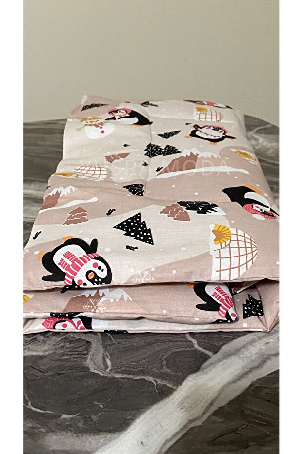 بساط تغيير/عربة أطفال قابل للطي بنمط البطريق - 6