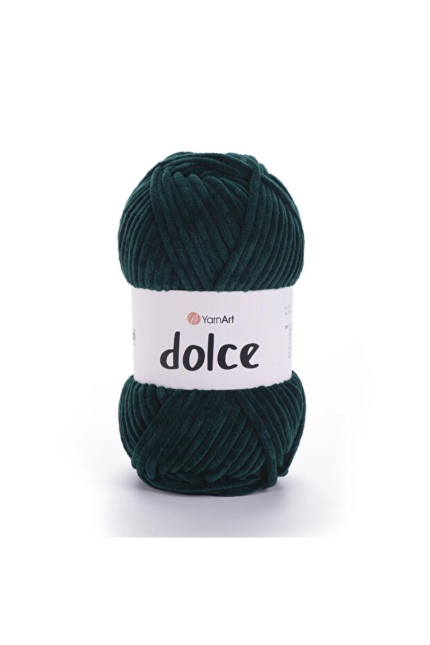 Dolce 774 Emerald Green Velvet Hand Knitting Yarn