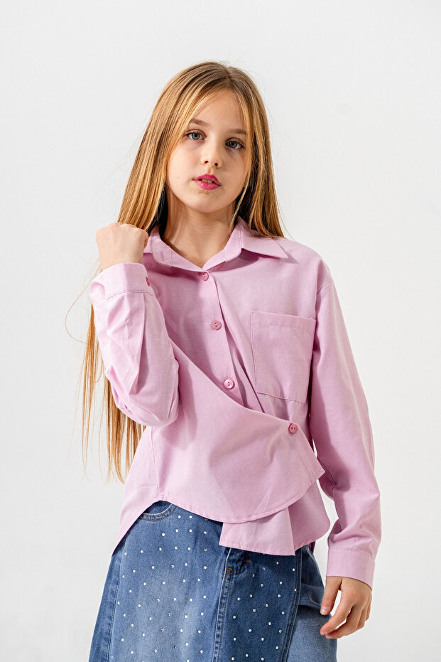 Kız Çocuk Basic Gömlek 3156 - 3