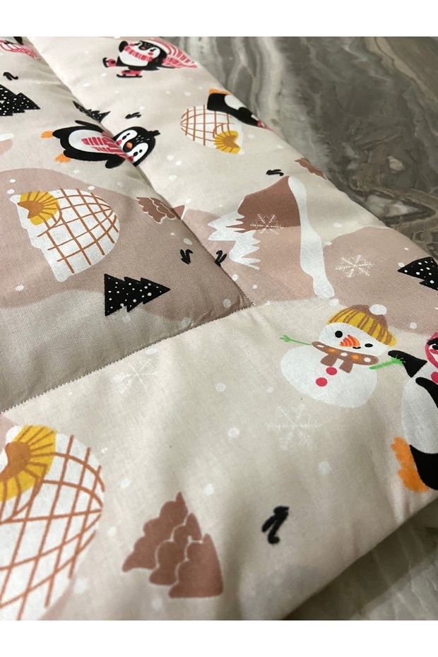 بساط تغيير/عربة أطفال قابل للطي بنمط البطريق - 8