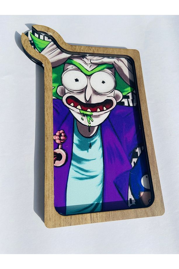 Joker Rick Ahşap Tütün Tepsi - 2