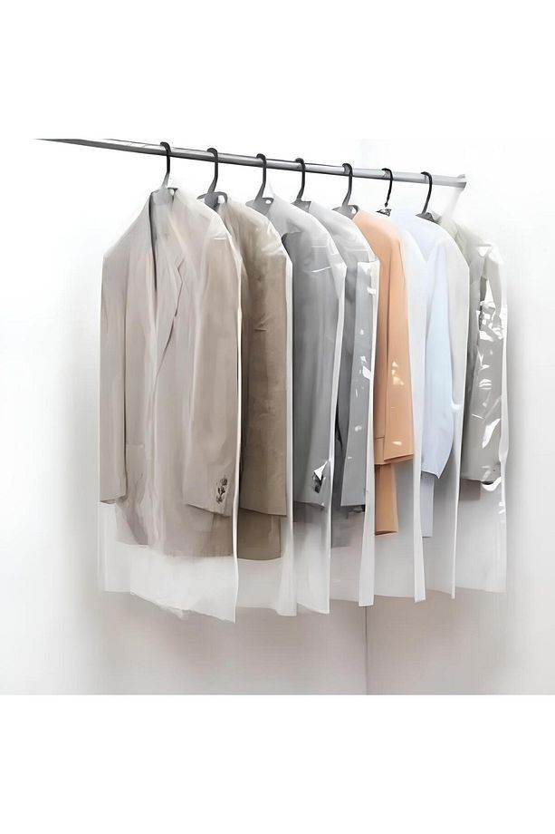 Naylon Poşet - Elbise Poşeti Kıyafet Koruma Kılıfı   60x120- 15 Adet - 6