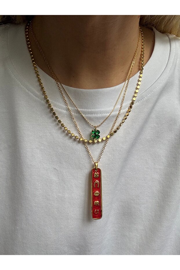 Design 3-Piece Lucky Necklace