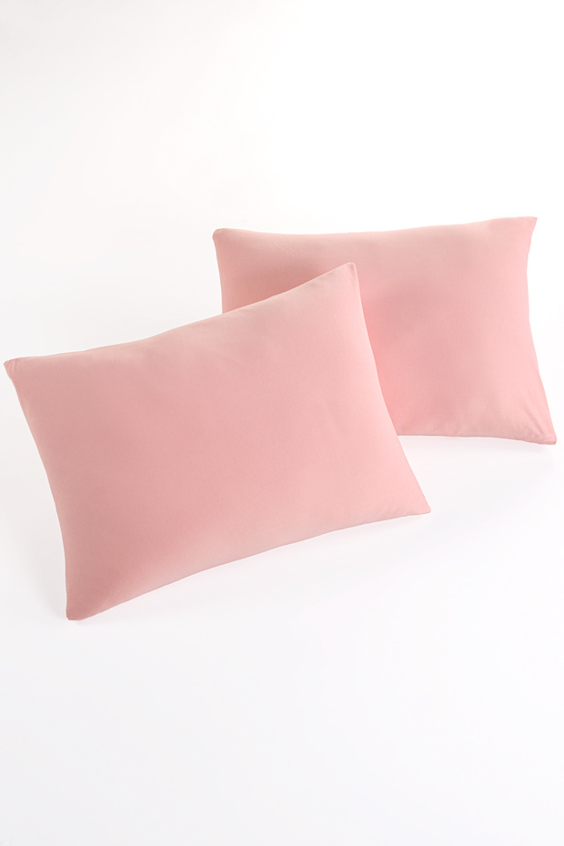 Knitted 100% Cotton Flap 2 Pillow Case 50×70 cm