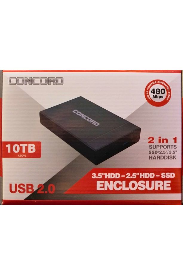 3.5 Inç Usb 2.0 Harddisk Hdd Kutusu Sata Harici – 10tb Destekli, Tak & Çalıştır, C-702 - 2