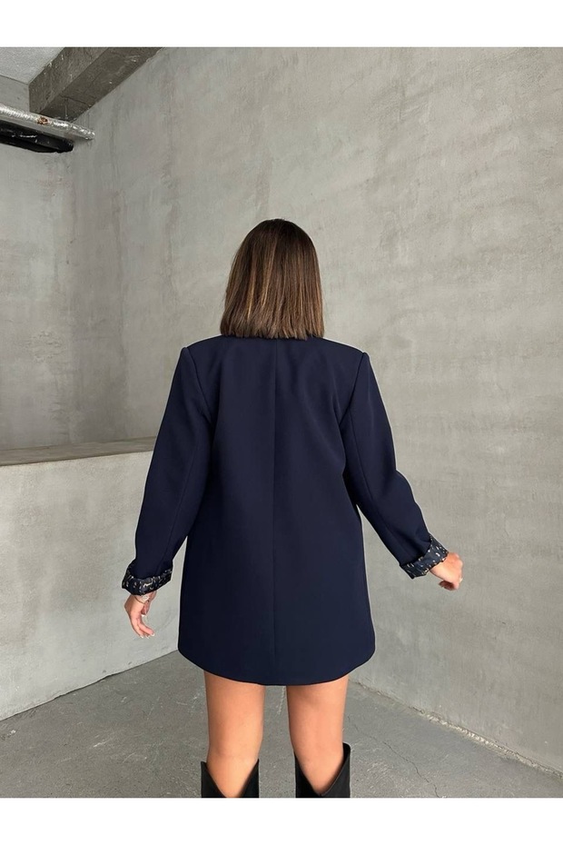 سترة بليزر ببطانة داخلية - 5