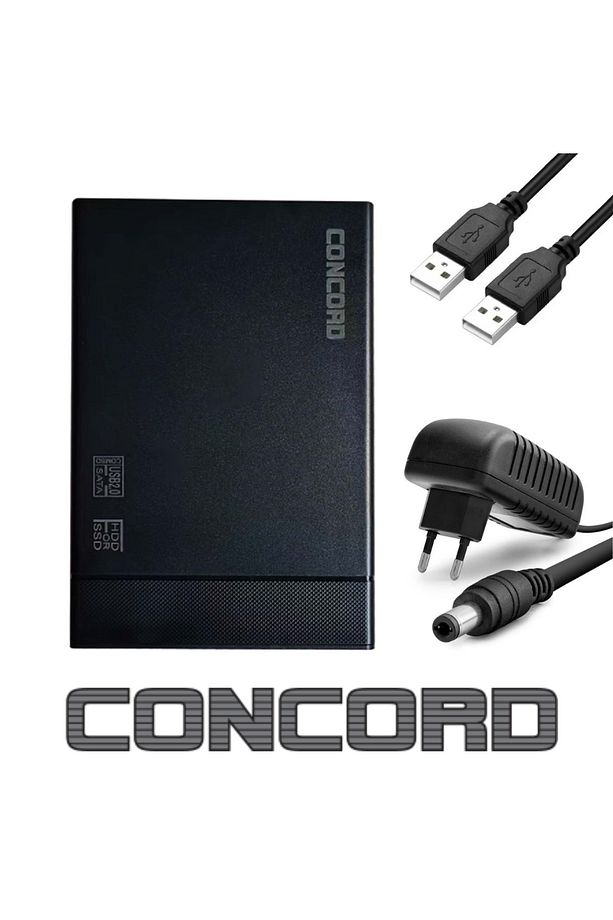 3.5 Inç Usb 2.0 Harddisk Hdd Kutusu Sata Harici – 10tb Destekli, Tak & Çalıştır, C-702 - 1