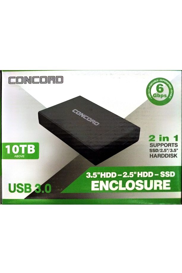 3.5 Inç Usb 3.0 Harddisk Hdd Kutusu Sata Harici – 10tb Destekli, Tak & Çalıştır, C-712 - 2