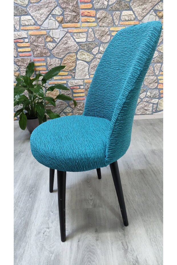 RETRO JACQUARD CHAIR COVER Kitchen Chair Cover Dining Chair Cover STRETCH FABRIC