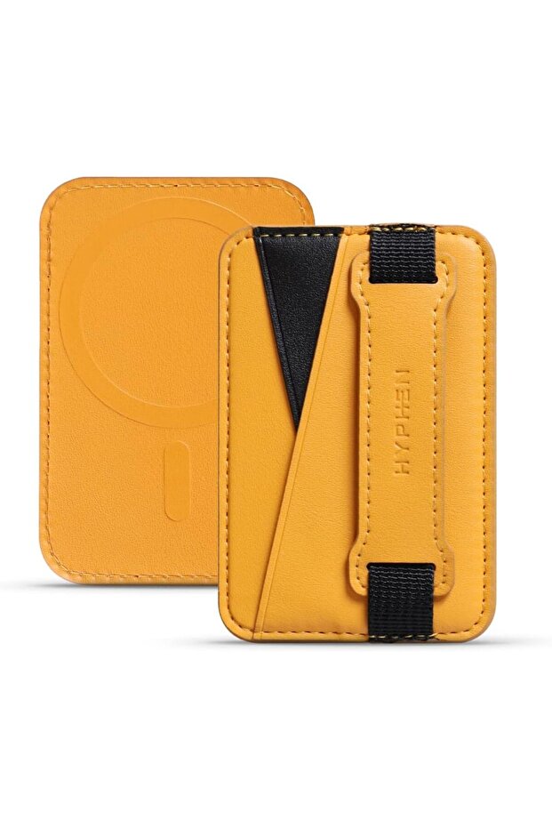 MagSafe Wallet Dual Pocket with Grip, Orange