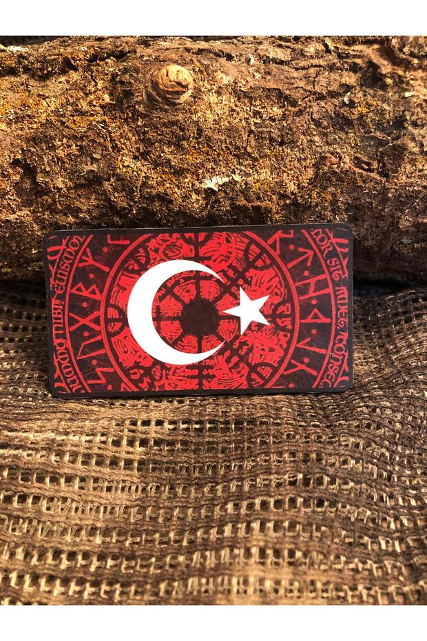 Runik Bayrak Patch/Peç/Arma (9 x 4,9cm) - 1
