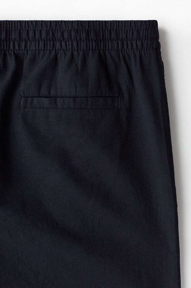 Keten Karışımlı Şort Regular Fit - 8
