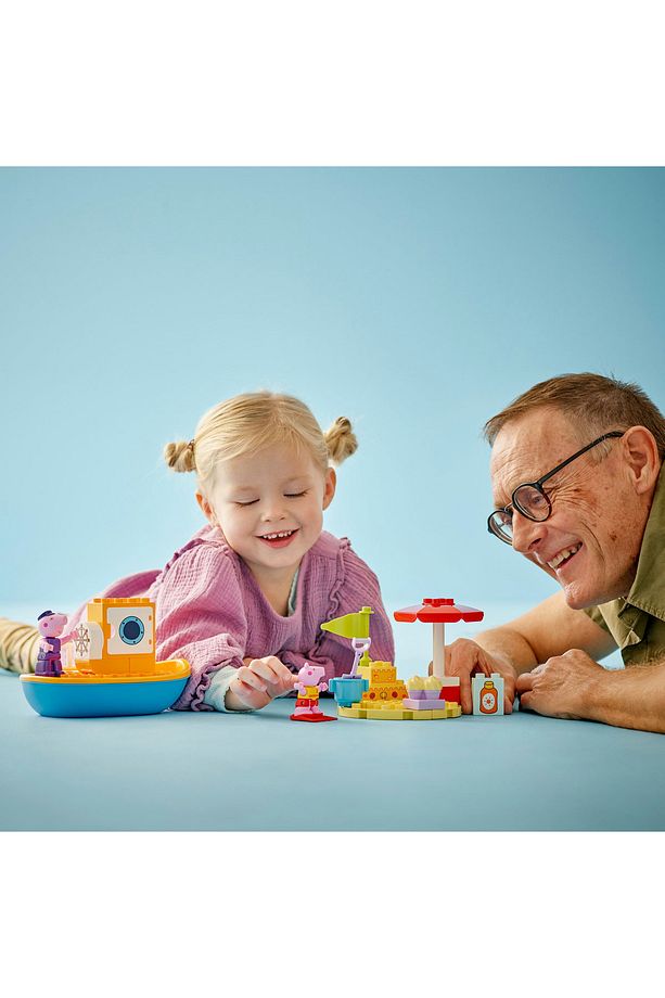 ® DUPLO® Peppa Pig Tekne Gezisi 10432 - 2+ Eğitici Oyuncak Yapım Seti (23 Parça) - 6