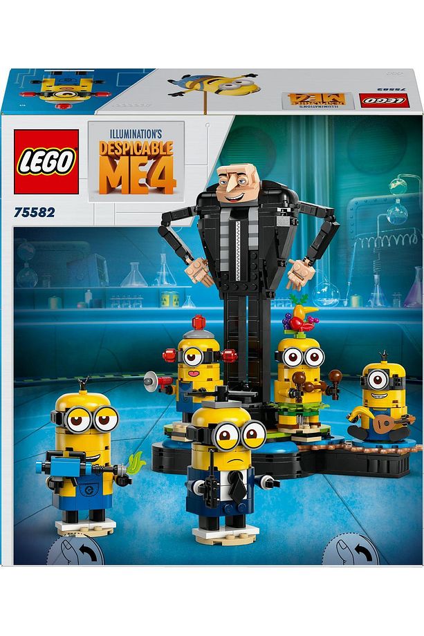 ® Despicable Me 4 Yapım Parçalarından Gru ve Minyonlar 75582 - 9+ Oyuncak Yapım Seti (839 Pr) - 4