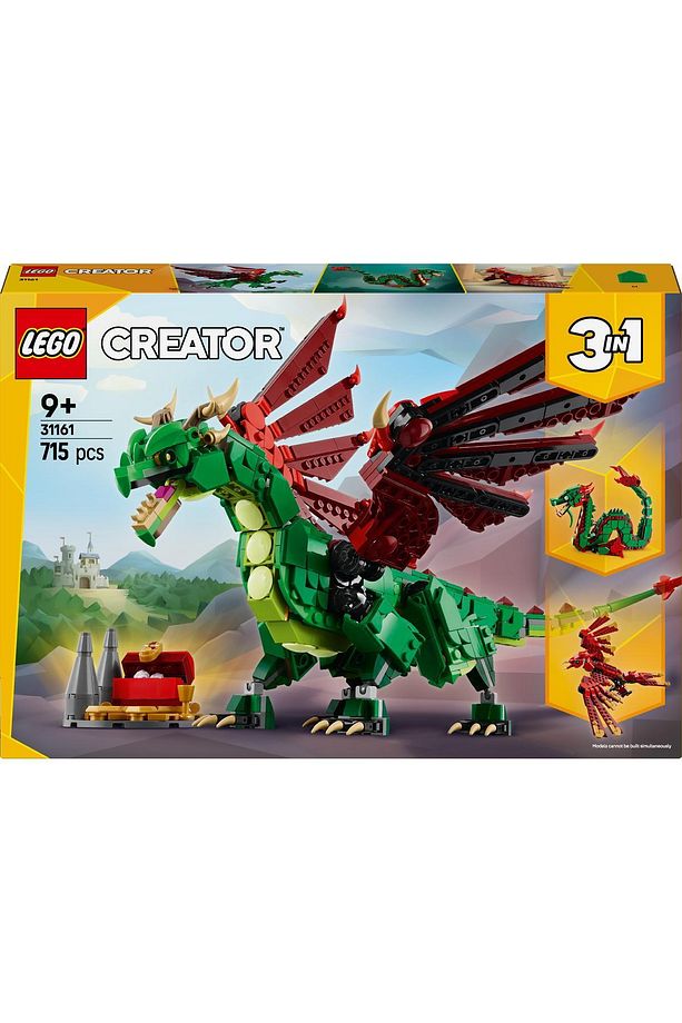 ® Creator 3’ü 1 Arada Orta Çağ Ejderhası 31161 - 9+ Yaratıcı Oyuncak Yapım Seti (715 Parça) - 4