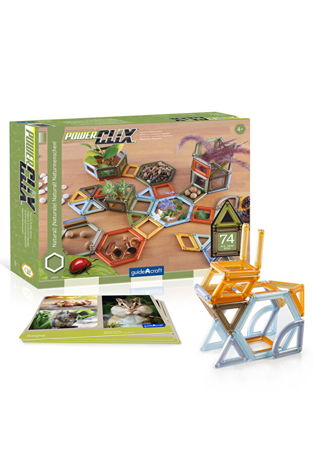 Powerclix Natural Frames, 74 Piese, - 1