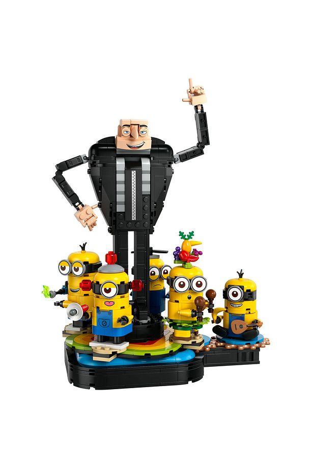 ® Despicable Me 4 Yapım Parçalarından Gru ve Minyonlar 75582 - 9+ Oyuncak Yapım Seti (839 Pr) - 5