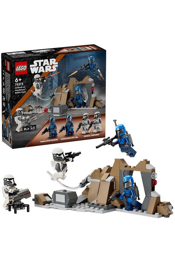® Star Wars™ Mandalore™ Pususu Savaş Paketi 75373 - 6+ Yaratıcı Oyuncak Yapım Seti (109 Parça) - 5