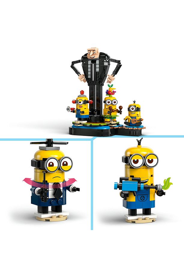 ® Despicable Me 4 Yapım Parçalarından Gru ve Minyonlar 75582 - 9+ Oyuncak Yapım Seti (839 Pr) - 7