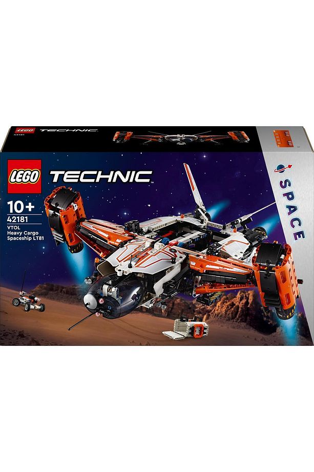 ® Technic VTOL Ağır Kargo Uzay Gemisi LT81 42181 - 10+ Oyuncak Model Yapım Seti (1365 Pr) - 3