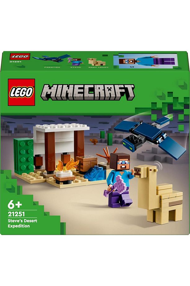 ® Minecraft® Steve'in Çöl Keşfi 21251 - 6+ Yaratıcı Oyuncak Yapım Seti (75 Parça) - 3