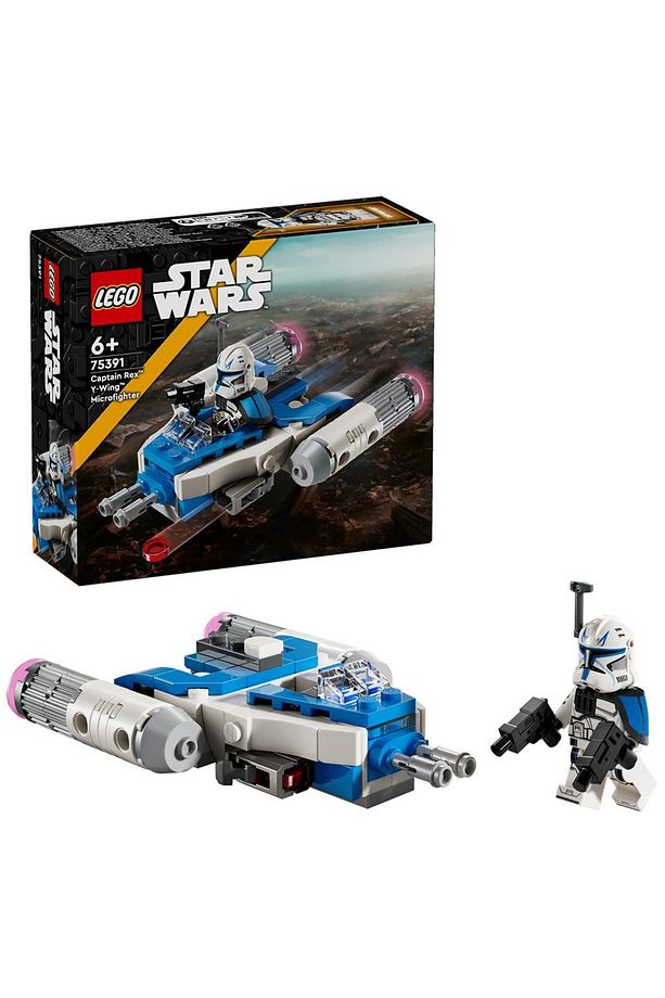 ® Star Wars™ Yüzbaşı Rex™ Y-Wing™ Mikro Savaşçı 75391 - 6+ Yaratıcı Oyuncak Yapım Seti (99 Pr) - 6