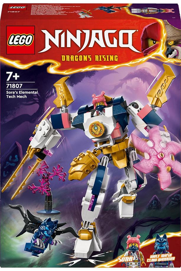 ® NINJAGO® Sora'nın Teknoloji Elementi Robotu 71807 - 7+ Yaratıcı Oyuncak Yapım Seti (209 Parça) - 4