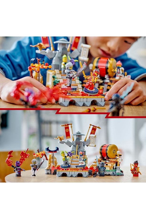 ® NINJAGO® Turnuva Savaş Arenası 71818 – 7 Yaş ve Üzeri Yapım Seti (659 Parça) - 7