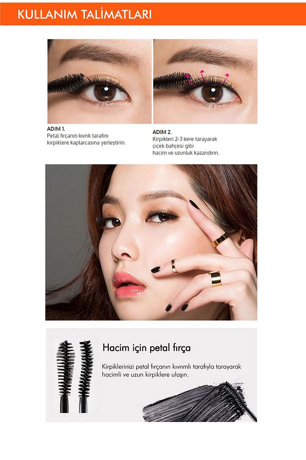 Takma Kirpik Etkili, Kirpikleri Uzatan Ve Hacim Veren Maskara Over Lengthening Mascara (BLOOM LASH) - 3