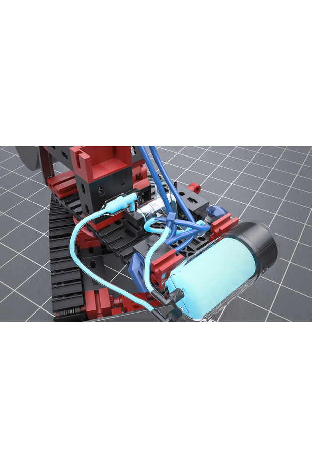 Kit STEM Pnömatik Sistem, Fischertechnik - 3