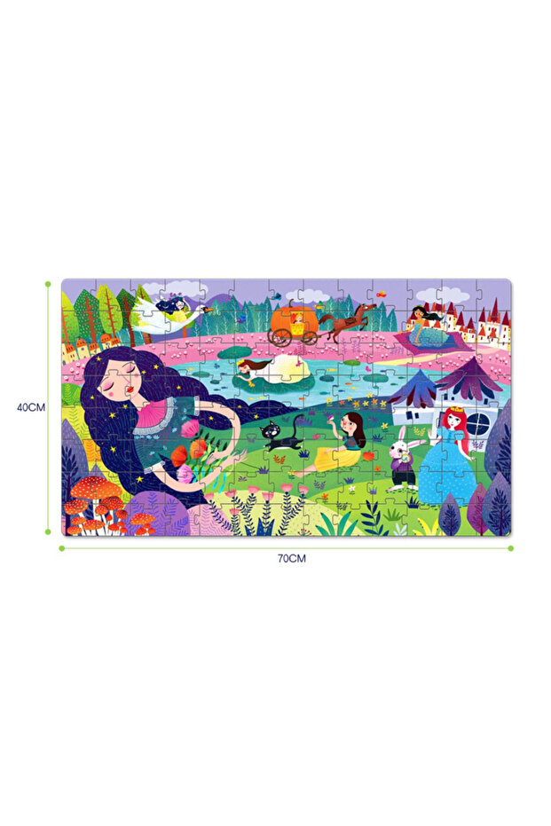Gift Box Puzzle Uyuyan Güzel Çantalı Puzzle Set - 4