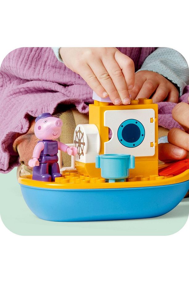 ® DUPLO® Peppa Pig Tekne Gezisi 10432 - 2+ Eğitici Oyuncak Yapım Seti (23 Parça) - 8