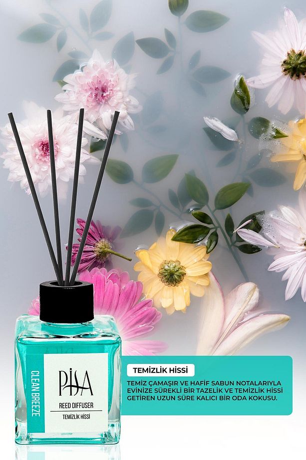 Temizlik Hissi Çubuklu Oda Kokusu Clean Breeze Reed Diffuser 100ml - 2