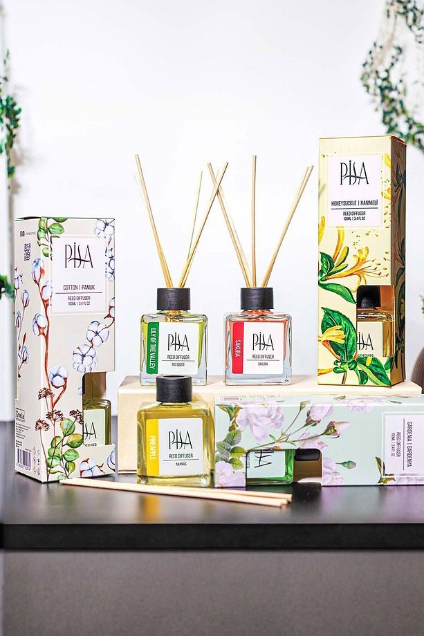 Manolya Kiraz Çubuklu Oda Kokusu Magnolia Cherry Reed Diffuser 100ml - 6