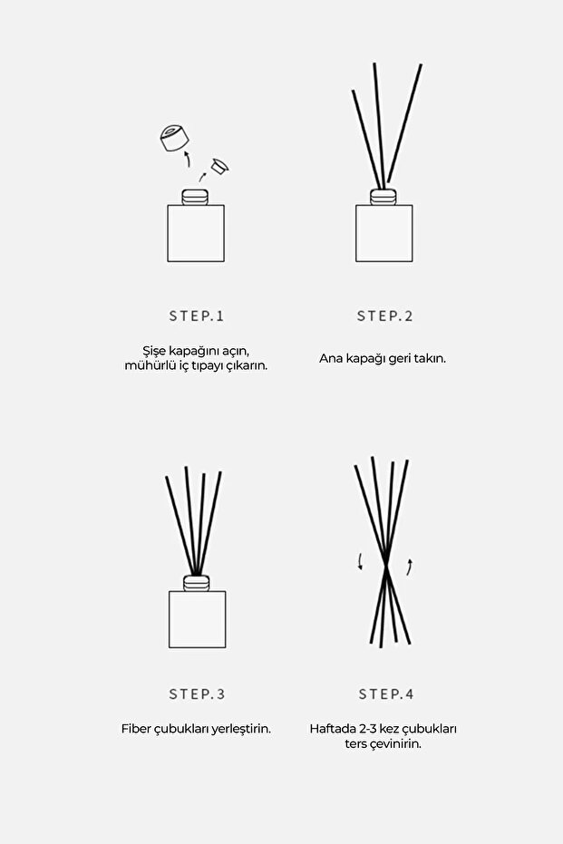 Mango Çubuklu Oda Kokusu Reed Diffuser 100ml - 5