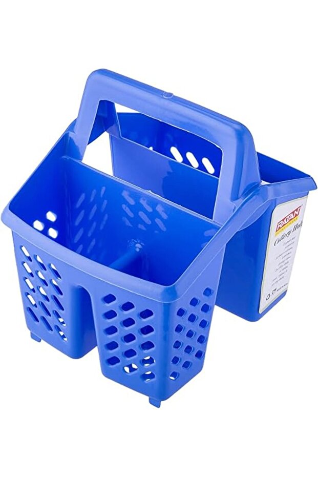 CUTLERY HOLDER 14CMX17CMX16CM blue