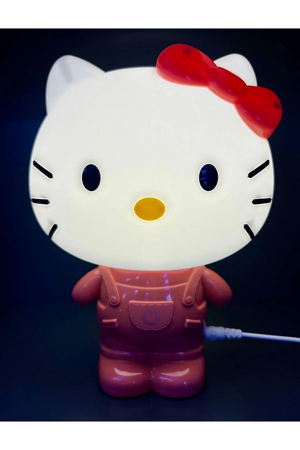 Boxmoni Hello Kitty Model 3 Kademe Led Işık Çocuk Masa Gece Lambası - 1