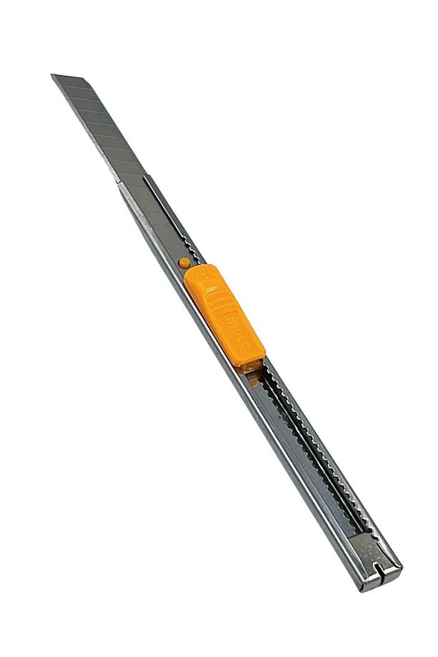 Cep Tip Falçata Snap-off Bıçak - Ince Cep Tip Metal Maket Bıçağı Falçata 9x80 Mm - 5