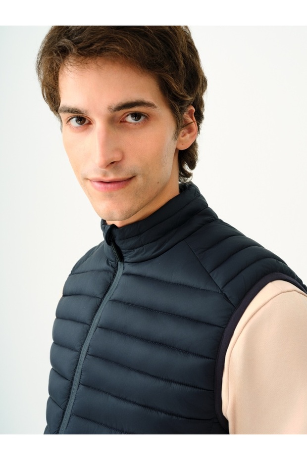 Lacivert Erkek Yelek LF2033222 - 5